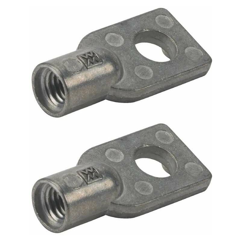 M8-aufhängeöse – 2er-pack – M8-gewinde, 8 Mm Lochdurchmesser, 38 Mm Länge – Befestigung Für Kabel Und Rohre In Der Sanitärinstallation