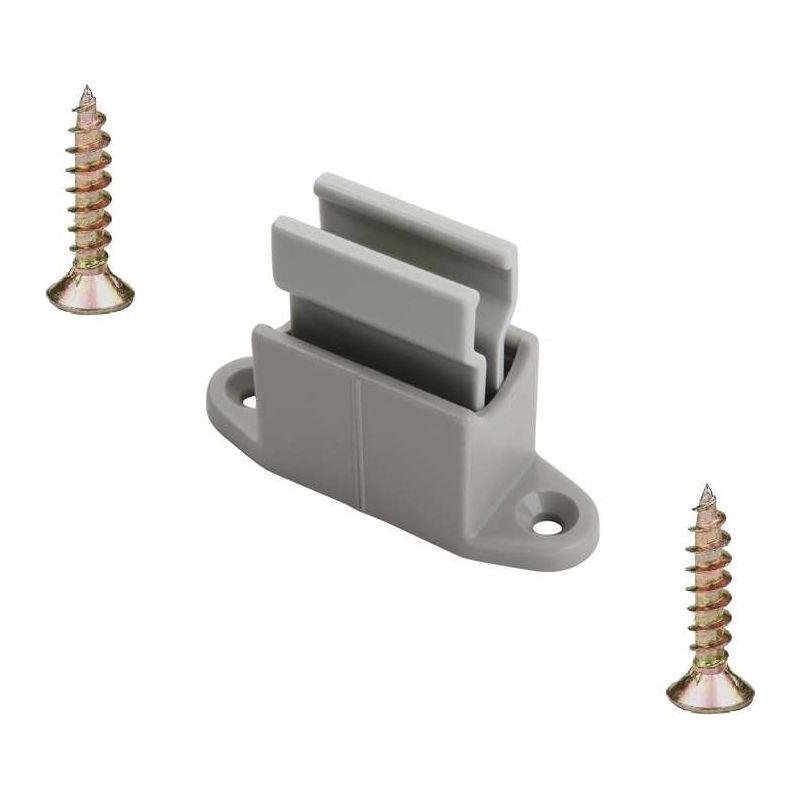 Verstellbarer Grauer Kurbelgriff Für Rollläden, Verriegelungsclip, Führungsbügel, 14 Mm Kunststoff, Universell Für Fenster- Oder Wandmontage, Zum Anschrauben