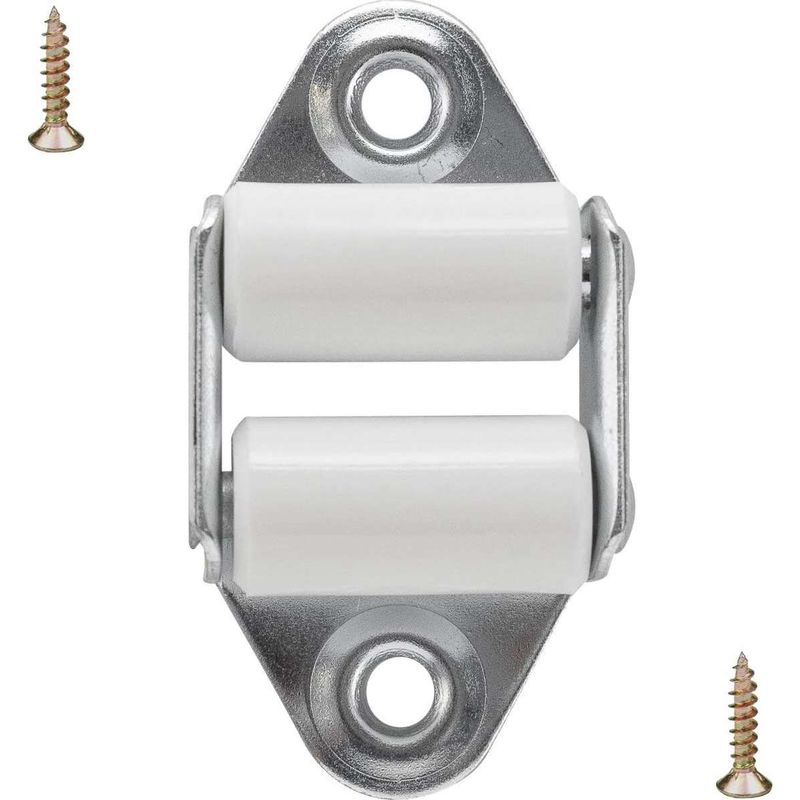 Führungsschiene Für Rollladenbänder Aus Stahl (12–20 Mm), Vertikale Schraubbefestigung, 44 Mm Achsabstand. Zubehör: Rollladen, Aufwicklung, Fenster, Jalousie, Abschluss