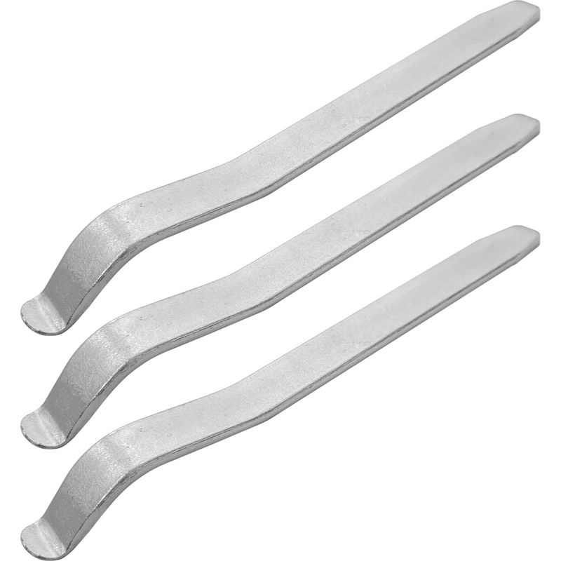 Set Mit 3 Hochfesten Reifenhebern Aus Stahl, 170 Mm – Für Rasenmäher, Traktoren, Motorhacken Und Autofelgen – Profiwerkzeug