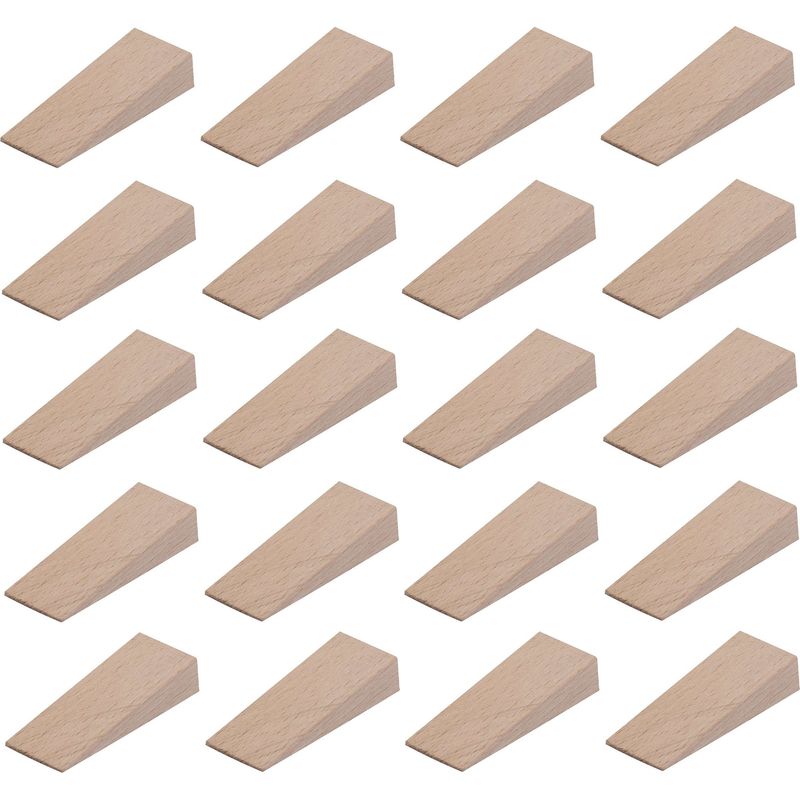 Set Mit 20 Universellen Holzkeilen, 6 Mm Und 12 Mm – Abmessungen 55 Mm X 20 Mm – Zum Ausrichten Und Justieren Von Möbeln Und Türen
