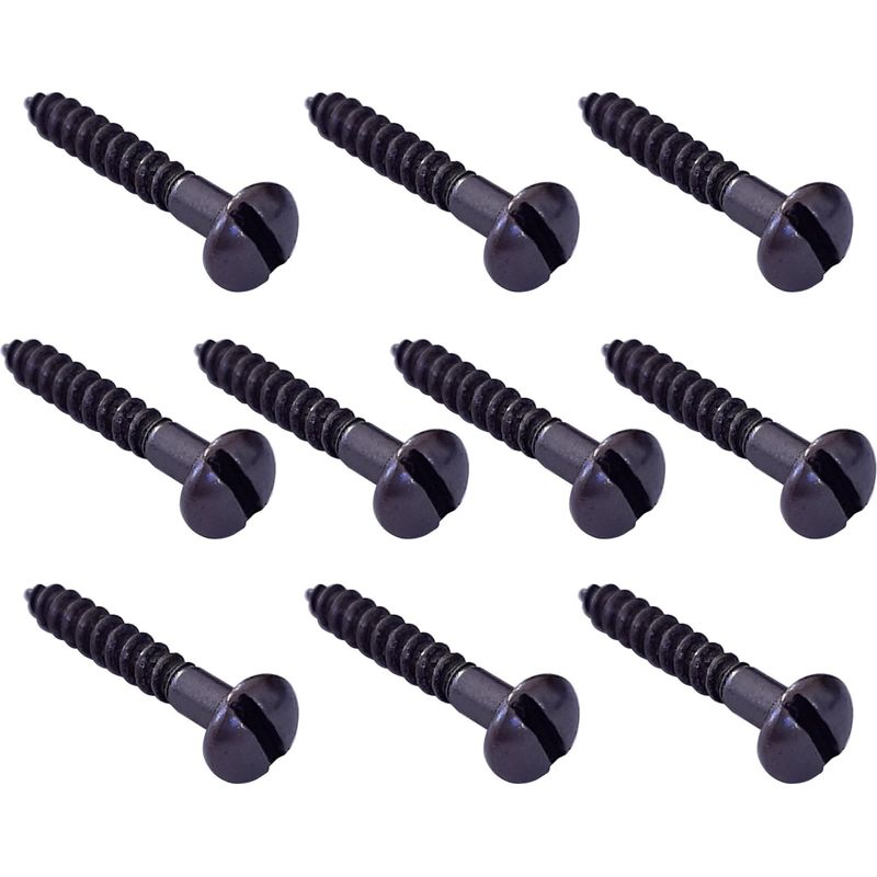 Set Mit 10 Vintage-bronzeschrauben M3 X 20 Mm – Schlitzrundkopf Für Antike Möbel – Rustikale Holzrestaurierung – Authentisches Design