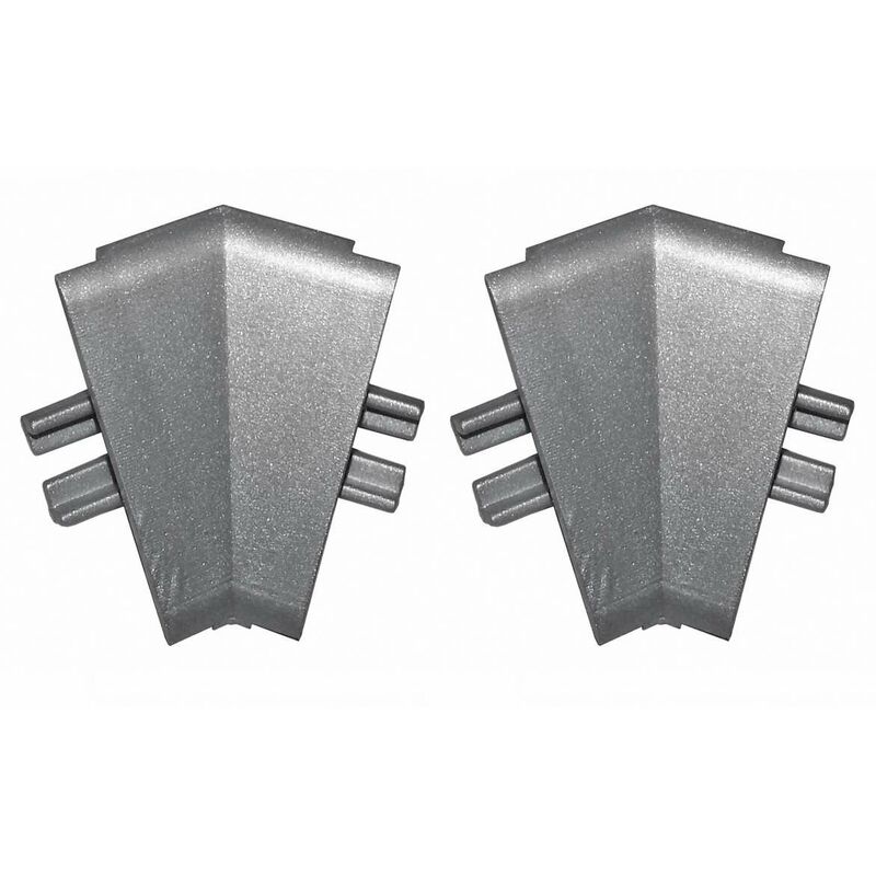 2x Inneneckverbinder 135° Eckverbindung Für Dekorative Profildichtungsleisten, Sockelleisten, Arbeitsplatten, Küchen- Und Badezimmermöbel, Aus Kunststoff
