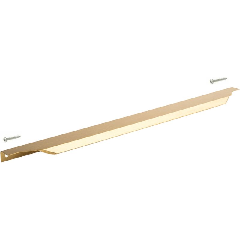 Möbelgriff Aus Gebürstetem, Goldfarbenem Aluminium – 160 Mm Mittenabstand – Schrauben Inklusive – Modernes Design Für Schränke Und Schubladen