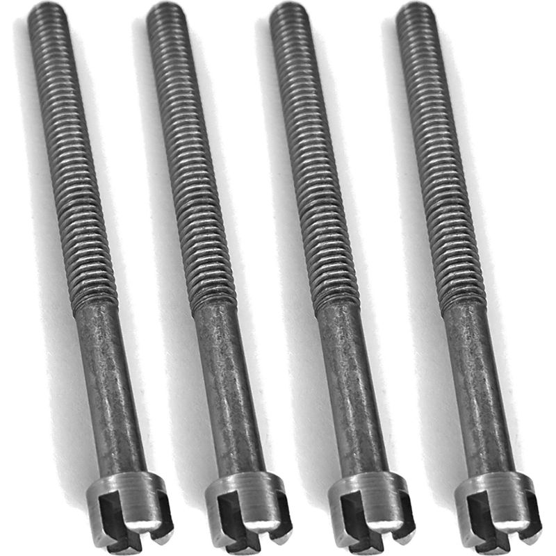 Satz Mit 4 Kreuzschlitz-bettschrauben Aus Rohstahl 7 Mm X 60 Mm – 150 Mm Steigung – Direktgewinde Für Möbel Und Schränke