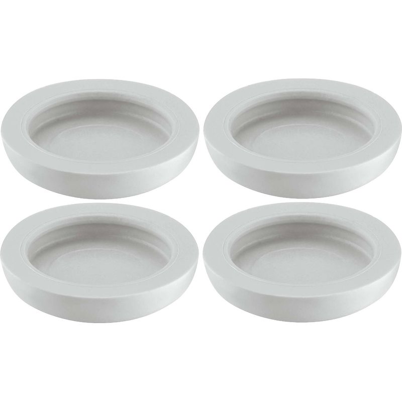 Extraflache, Graue, Runde Kunststoffgleiter Zum Einstecken Für Verschiedene Bodenbeläge, Schützen Parkett, Teppich, Filz, Möbelbeine, Stühle Und Tische, Ø 13 Mm