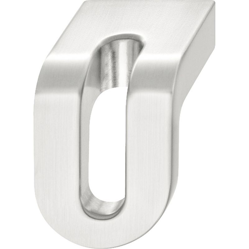Moderner Möbelknopf Aus Verzinkter Legierung, 35 X 29 Mm, Für Schrank-, Schubladen- Oder Türgriffe, Oberfläche Gebürstetes Nickel
