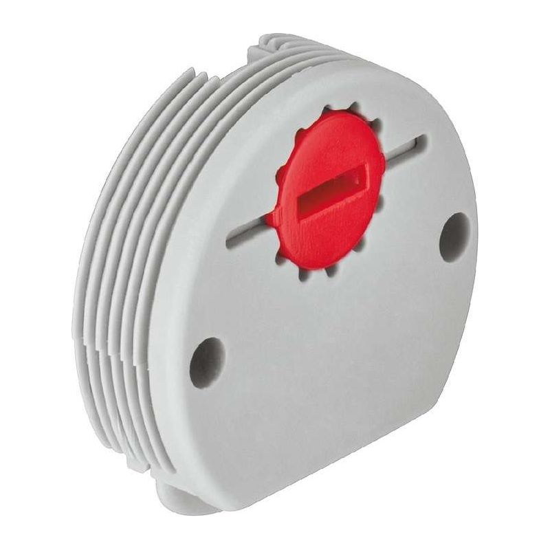 Höhenverstellbarer Schiebetürwagen – Graue Kunststoffverkleidung – Polyamidrolle – Breite 35 Mm – Maximale Traglast 20 Kg