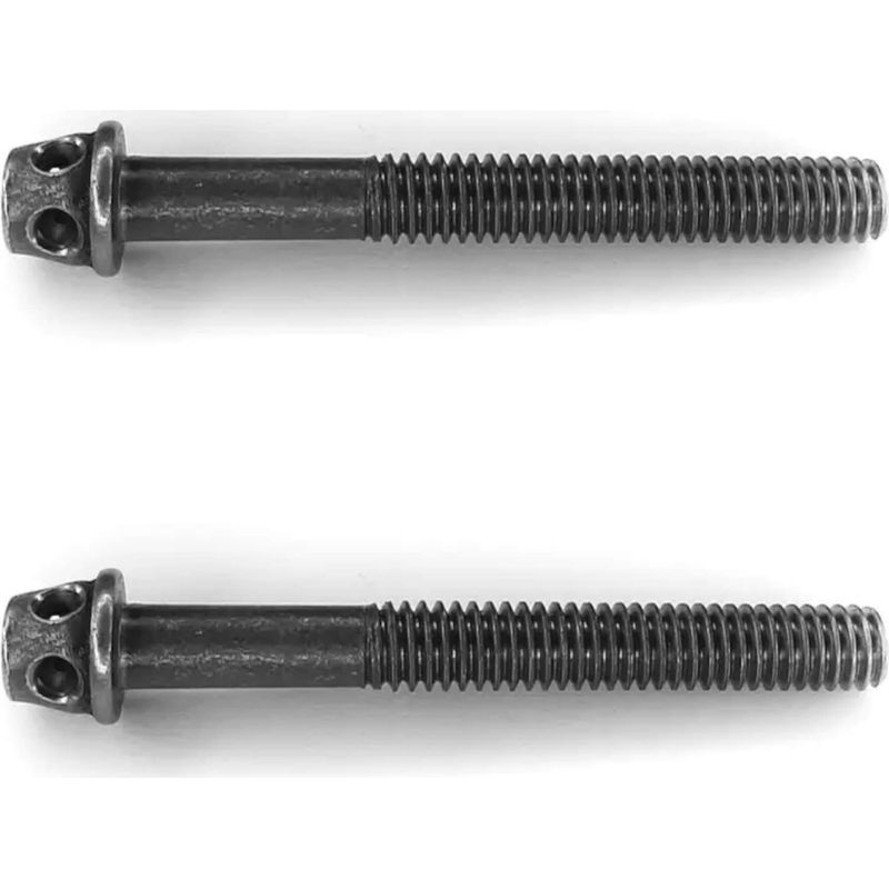 Set Mit 2 Bettschrauben Mit Römischem Kopf, 4 Löcher – Rohstahl 9 Mm X 80 Mm – 175 Mm Steigung – Direktgewinde Für Möbel Und Schränke