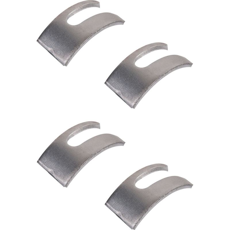 Satz Mit 4 Offenen Bügeln Für Zylindrische Dübel Mit 38 Mm Durchmesser – Stahl Für Die Montage Antiker Möbel – Rustikale Vintage-beschläge