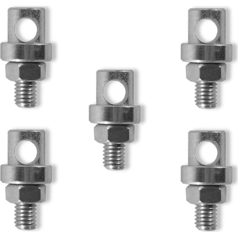 Set Mit 5 Vintage-schutzblechklemmen Für Citybikes – Verzinkter Stahl – M5 Durchmesser – 21 Mm Länge – Für Citybikes