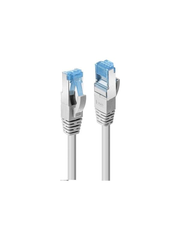 Lindy - 47130 RJ45 Netzwerkkabel, Patchkabel cat 6a s/ftp 0.30 m Grau 1 St.