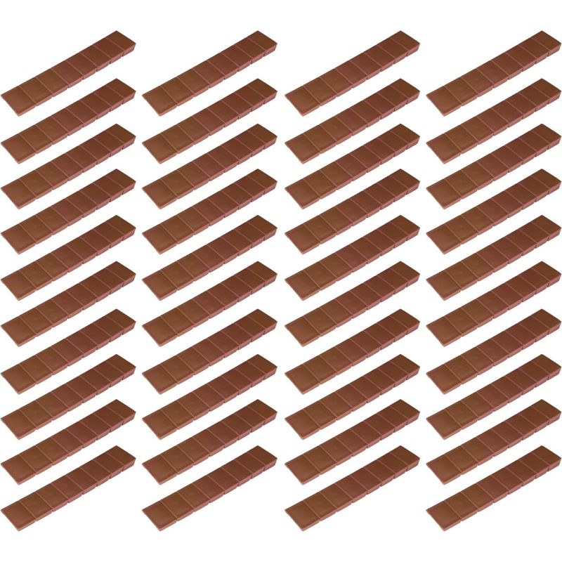 Packung Mit 50 Selbstbrechenden 100-mm-unterlegscheiben – Passgenau Für Möbel – Hellbraun – Höhenverstellbar Von 1 Bis 8 Mm – Breite 20 Mm