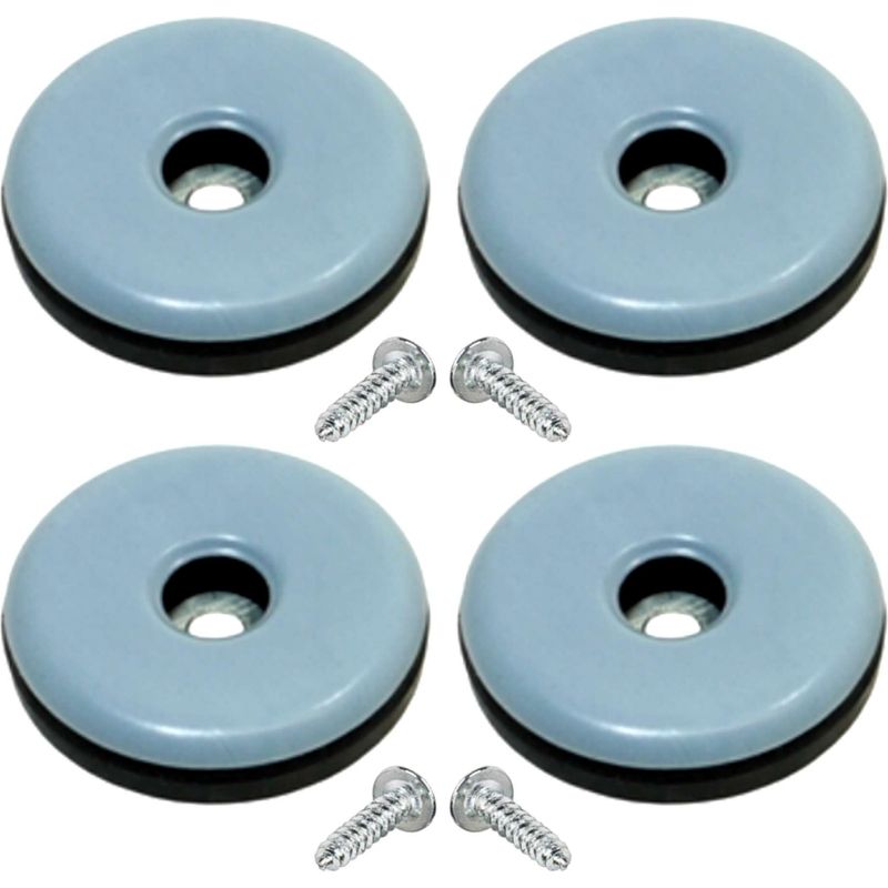 Set Mit 4 Gleitern (50 Mm) – Polypropylen-kunststoff – Ptfe-teflonbeschichtung – Schutz Für Hartböden
