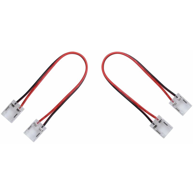 2x Schnellverdrahteter Dual-monochrom-stecker Für Led-streifen (10 Mm Breite X 150 Mm Länge), 12 V/24 V-controller, Geeignet Für Küche, Haushalt Und Badezimmer