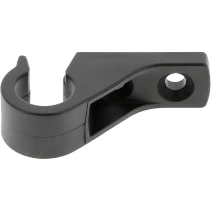 Schwarzer, Versetzter Espagnolette-riegel Aus Kunststoff Mit 15 Mm Mittenabstand Für Drehfensterläden Und -fenster.