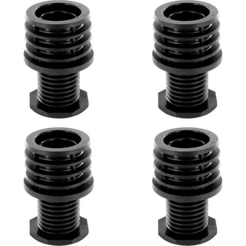 Set Mit 4 Runden, 30 Mm Großen, Versenkten Endkappen – Verstellbar Mit Integrierter Schraube – Für Möbelbeine, Stühle, Regale Und Tische