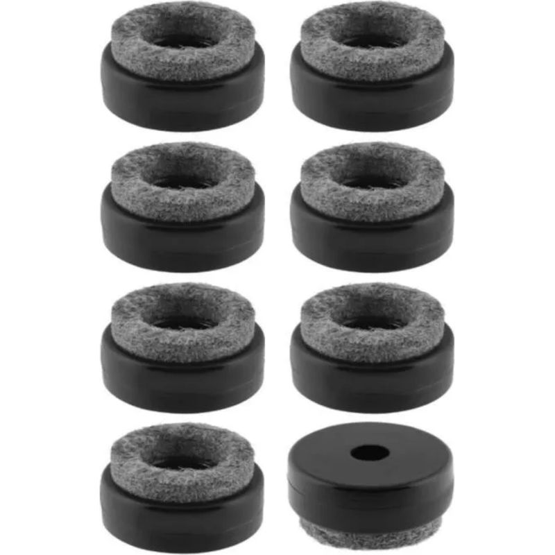Set Mit 8 Filzgleitern Für Möbel – 25 Mm M5/m6 – Schraubbefestigung – Schutz Für Hartböden
