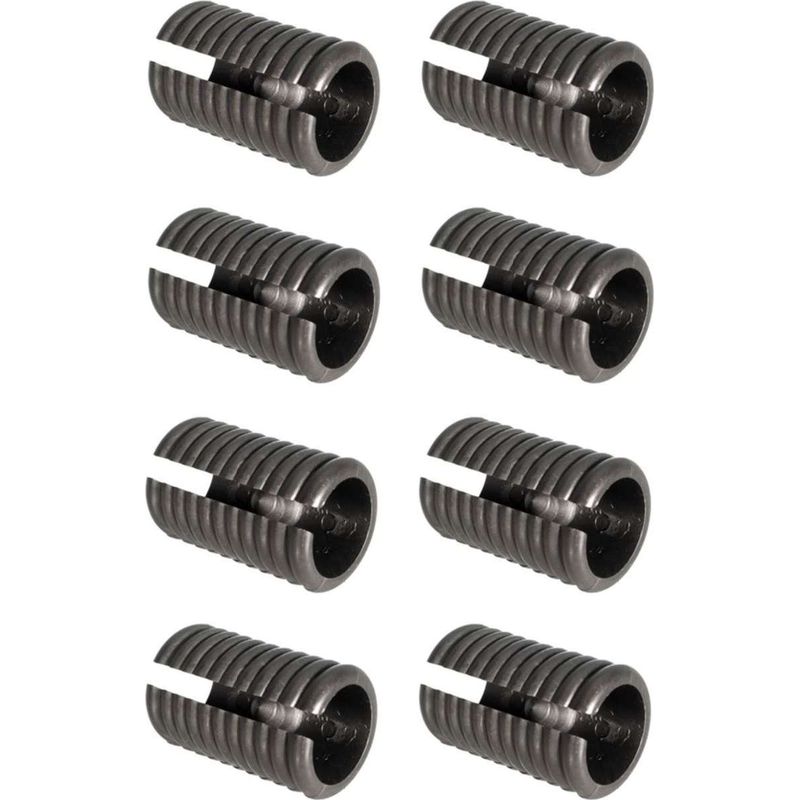 8 Rutschfeste Möbelgleiter – 18–20 Mm Runde Rohrendkappe – Schwarze Kunststoff-einsteckfüße – Parkettbodenschutz