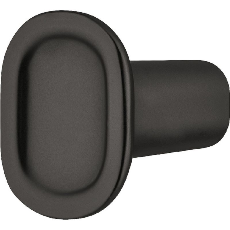 Moderner Möbelknopf Aus Verzinkter Legierung, 24 X 29 Mm, Für Schrank-, Schubladen- Oder Türgriffe, Mattschwarz