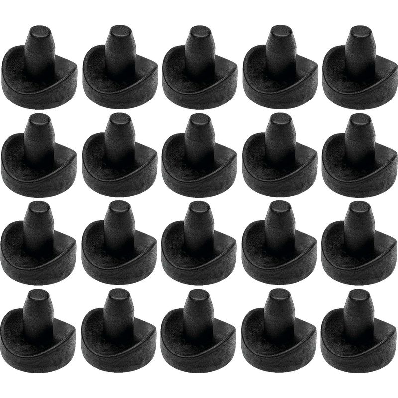 20 Endkappen Für Rundrohre, 16 Mm Außendurchmesser, 6,5 Mm Innendurchmesser – Peld – Für Möbel Und Stühle – Schnelle Montage