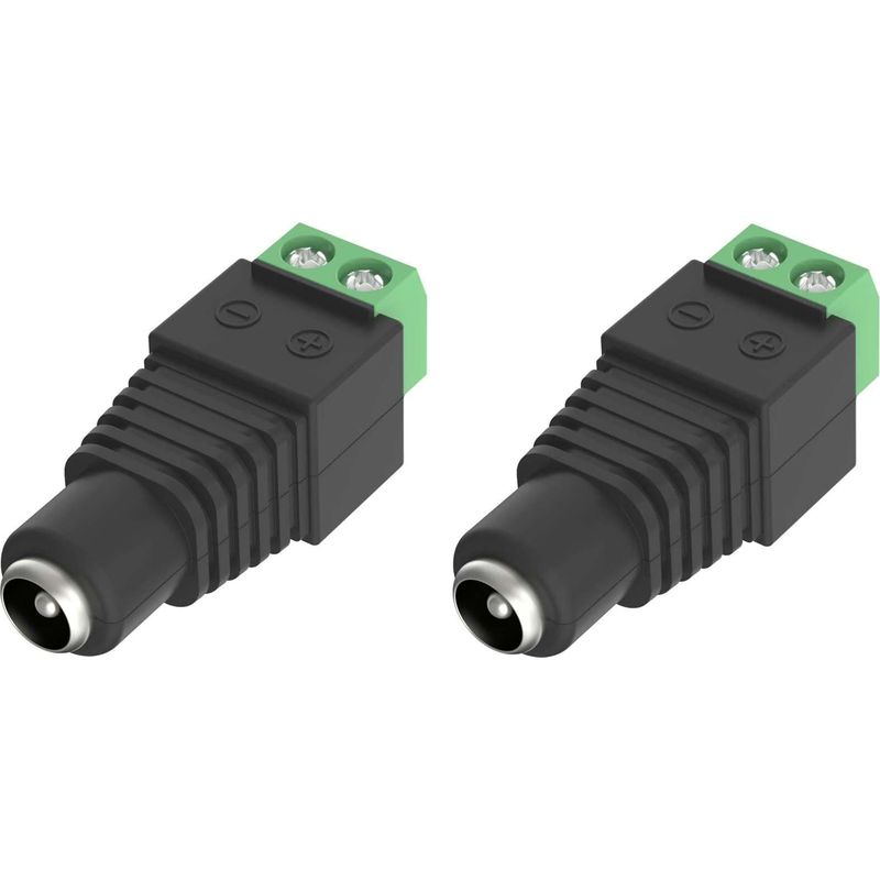 2x Schnellstecker-adapter (stecker) Universalstecker Für Wlan-kameraüberwachung, Wohnmobil, Dvr-sicherheitssystem, Led-beleuchtung, Modelleisenbahn