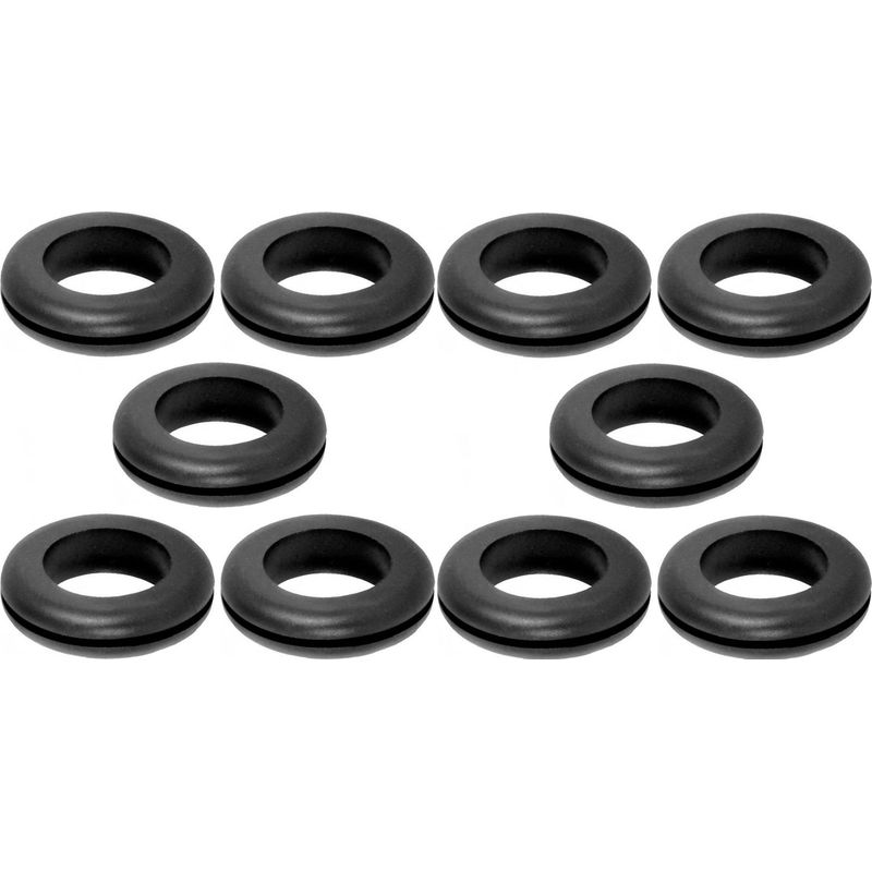 Packung Mit 10 Gummikabelverschraubungen – Ø 25 Mm – H 3 Mm – Für Kabel Bis 140 °c – Wandmontage – Zur Befestigung In Schaltschränken