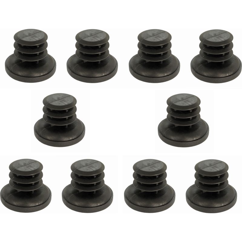Set Mit 10 Runden Rohrendkappen, 22–23 Mm – Rutschfest Zum Schutz Des Bodens – Für Stuhl- Und Möbelbeine – Strapazierfähiger Kunststoff