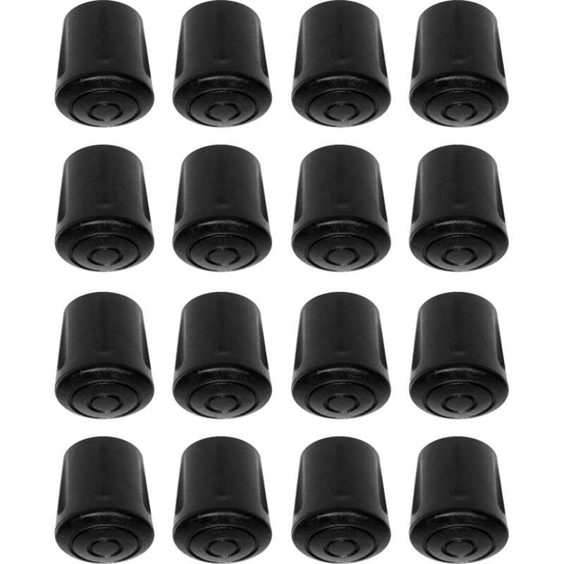 Set Mit 16 Verstärkten Epdm-gummifüßen – Rutschfest Für Stuhl-, Tisch- Und Hockerbeine – 20 Mm Durchmesser – Oberflächenschutz