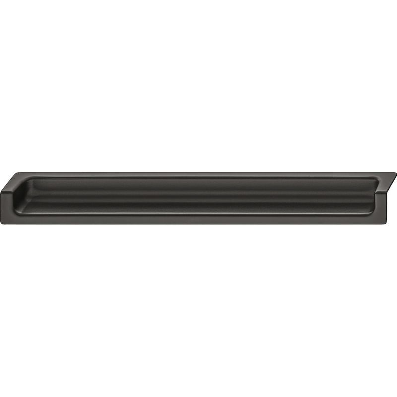 Unsichtbarer Möbelgriff In Modernem Und Elegantem Design, 90 X 24 Mm, 64 Mm Lochabstand, Für Küche, Schrank, Schublade, Korpus, Matt Schwarz Ral 9017