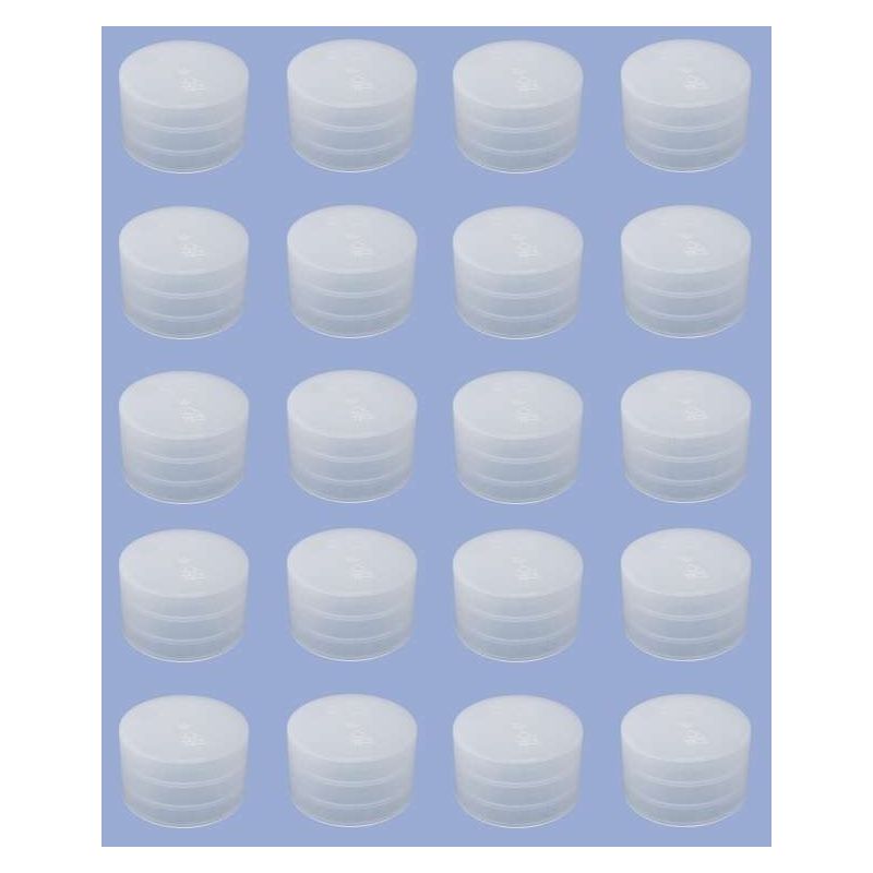20 Runde, Transparente 26x20mm-rohrendkappen Zum Umwickeln Für Stühle Und Möbel, Abdeckungen, Stopfen Und Schutzkappen