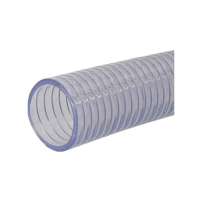 Flexibler, Transparenter Pvc-schlauch – Stahlspiralverstärkung – 20 Mm Innendurchmesser – 1 Meter Länge – Zum Transport Von Wasser Und Lebensmitteln