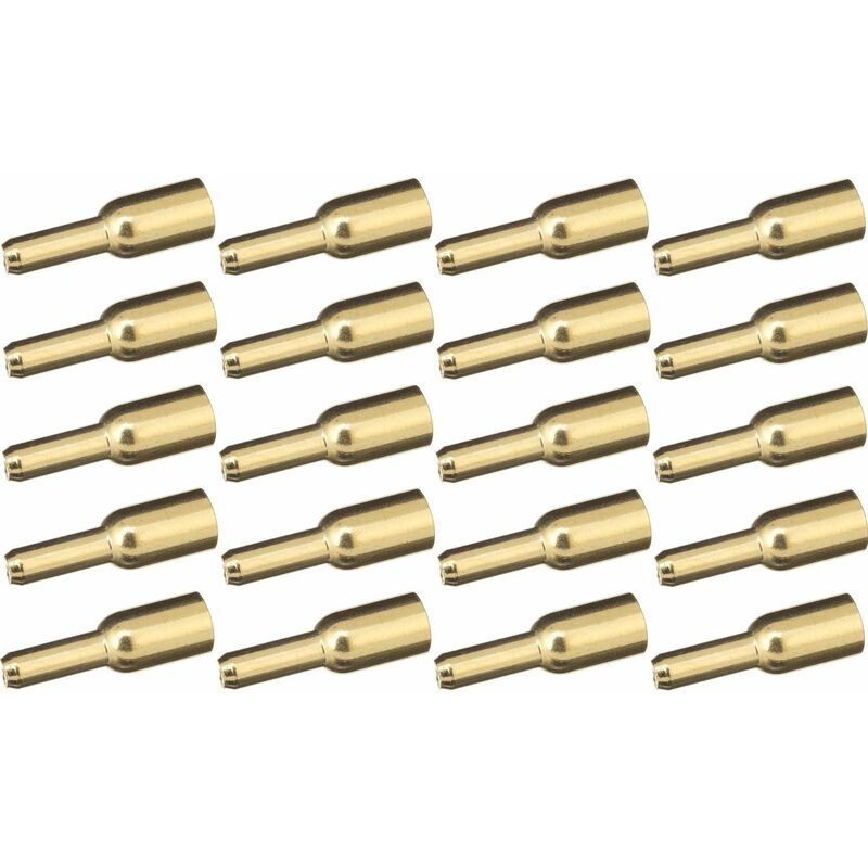 Set Mit 20 Regalwinkeln Mit 3-mm- Und 5-mm-zapfen – Ausführung In Gold Oder Messing – Möbelbefestigungswinkel Für Holzregale Und Vitrinen
