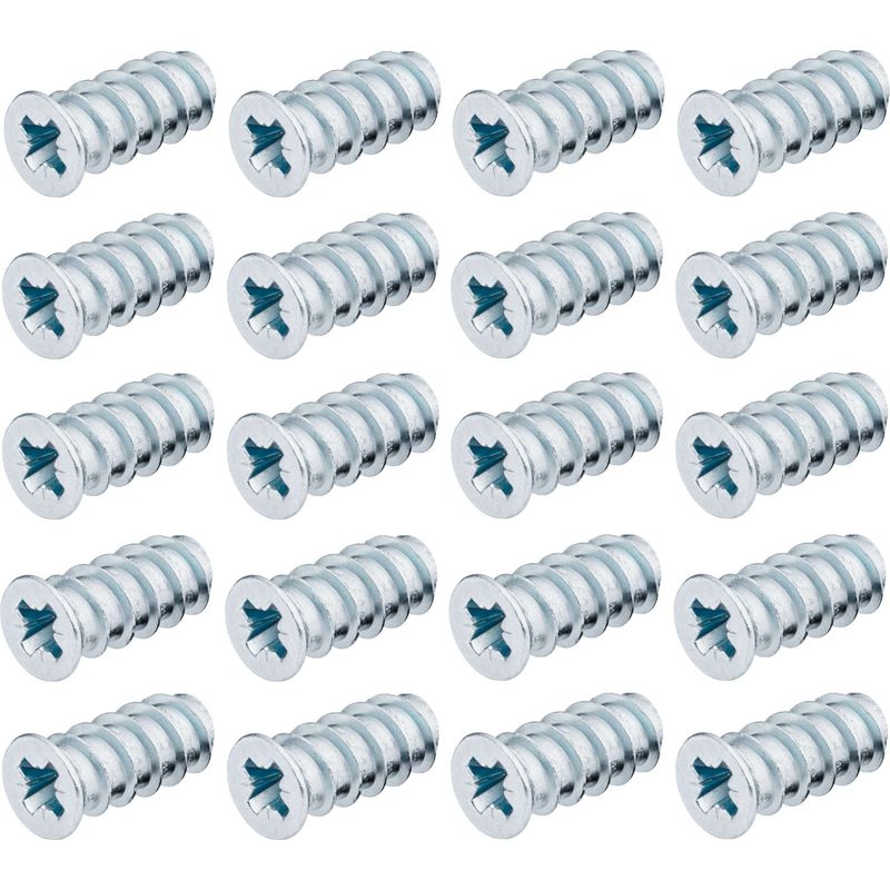 Packung Mit 20 Pz2-senkkopfschrauben (euro-schrauben) – 5-mm-bohrer – 8 Mm Länge – Befestigung Für Holzmöbel