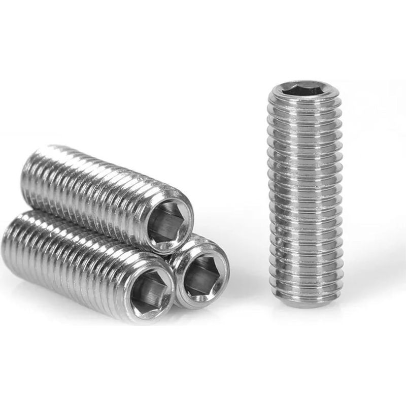 5x Vollgewinde-metrische Kegelkopfschrauben Din 916 Iso 4029 Aus Edelstahl A2, M10x40
