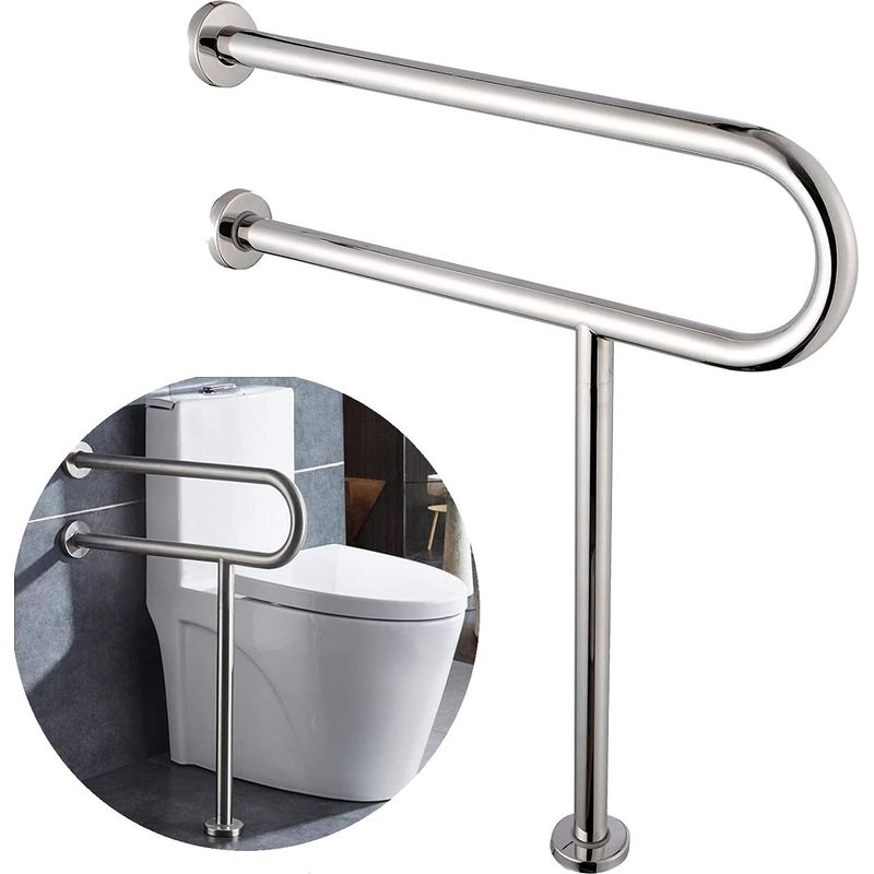 Gistuch – 60 Cm Wandhaltegriff Aus Edelstahl 304 – Rutschfeste Oberfläche – Maximale Belastung 200 Kg – Für Toiletten Und Duschen