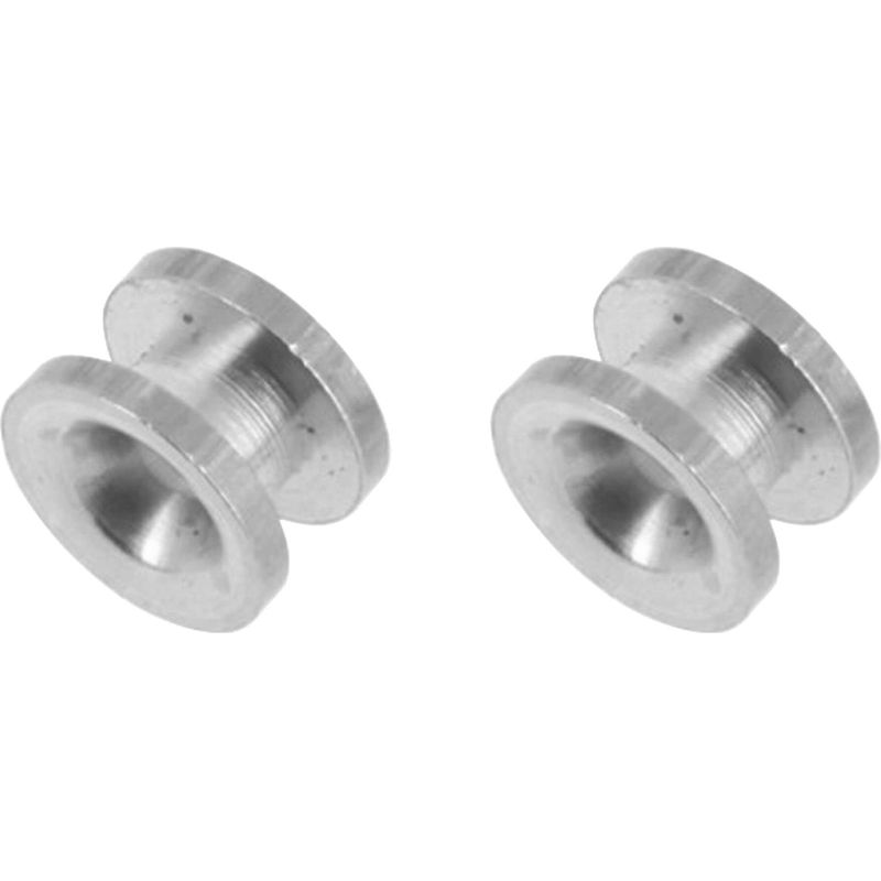 Set Mit 2 Aluminium-fadenführungen Für 3-faden-freischneider – Durchmesser 4 Mm Und 16 Mm – Höhe 9 Mm – Gartenpflege