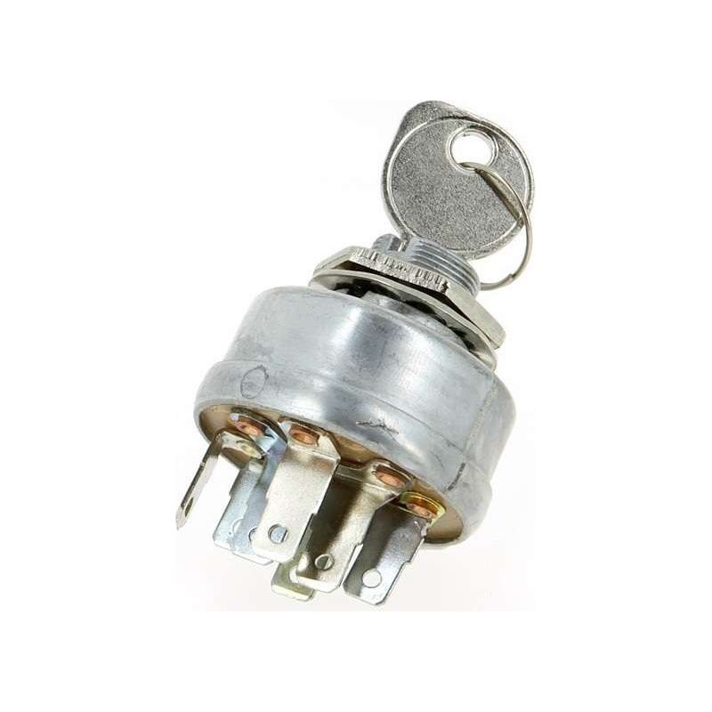 Zündschalter Für Murray Ayp Husqvarna Rasenmäher 92556 – Mit 2 Schlüsseln – 15,8 Mm Befestigungsloch – 7 Spezifische Pins
