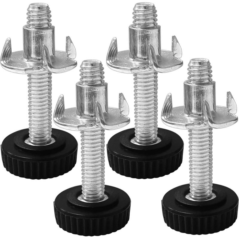 Set Mit 4 M6x20 Schrauben Und M6 Klauenmuttern – Verstellbare Möbelbefestigung – Robuster Stahl – Für Tische, Stühle Und Regale