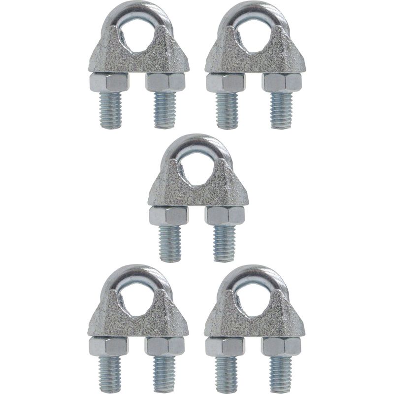 X 3 Mm 1/8" Universal-u-clip-kabelklemmen Aus Stahl, A = 10 Mm, B = 20 Mm, M4-gewinde