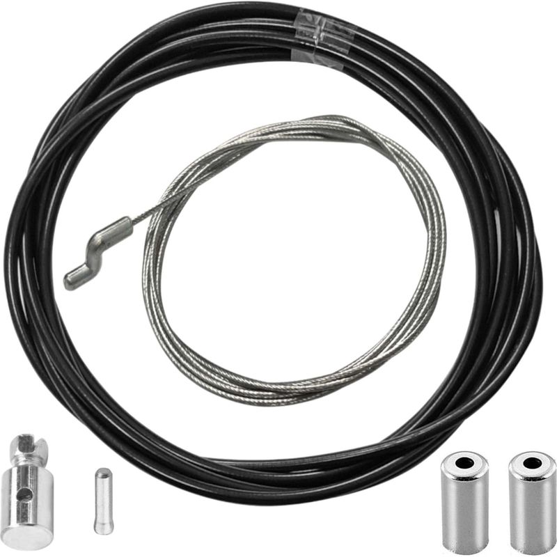 Universelles Rasenmäher-reparaturset – 1900 Mm Kabel Mit Z-förmigem Kopf – 2 M Schutzhülle – 6 X 9 Mm Kabelklemme – Endstücke Für Motorhacken Und Traktoren