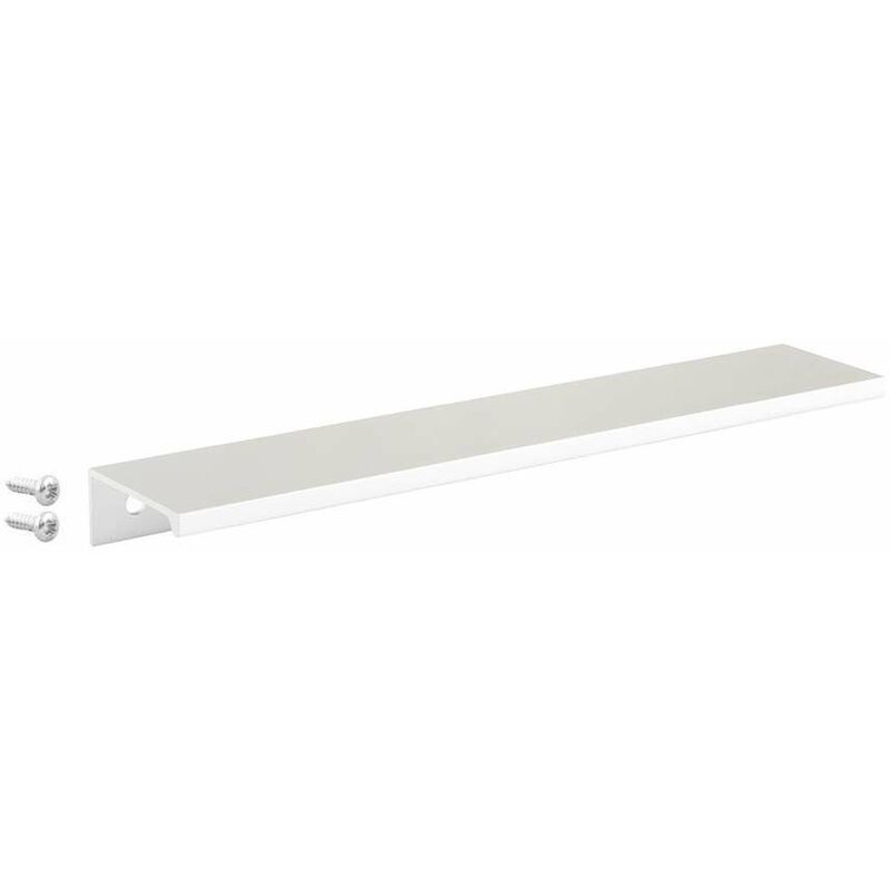 Möbelgriff Aus Poliertem Chromstahl, 180 Mm – 160 Mm Lochabstand – Zum Anschrauben – Modernes, Extraflaches Design Für Küche Und Bad