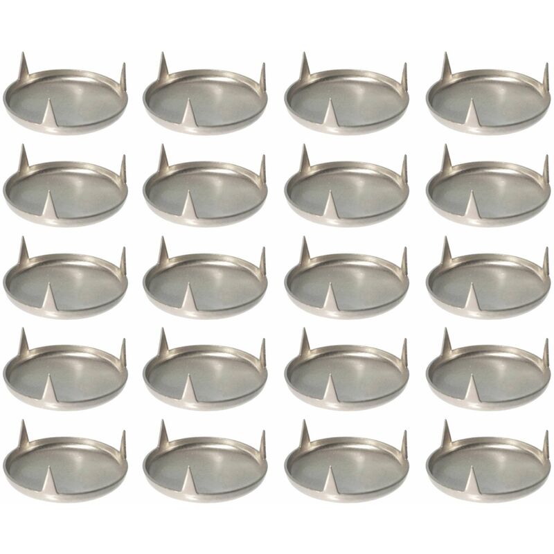 20 X 15 Mm Durchmesser Klauennägel, Kratz- Und Abriebfest, Für Möbelbeine, Tische, Stühle, Dekorativ Vernickelter Stahl