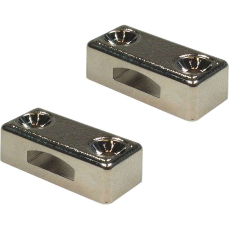2 Rechteckige Schließbleche (3 X 10 Mm) Aus Kunststoff Für Wohnmobilmöbel