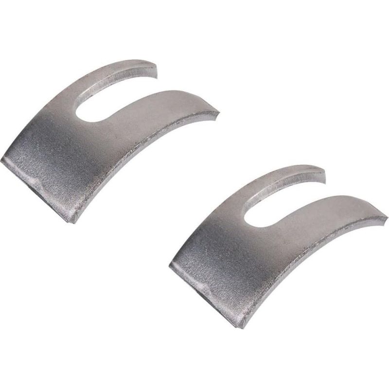 Set Mit 2 Offenen Bügeln Für Zylinderkopfschrauben – Halbrund Ø 38 Mm Aus Stahl – Zum Zusammenbau Von Bett- Und Tischgestellen