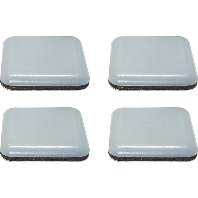 Set Mit 4 Selbstklebenden Gleitern (16 X 16 Mm) – Teflon (ptfe) Zum Schutz Des Bodens – Reduziert Die Reibung Von Möbeln