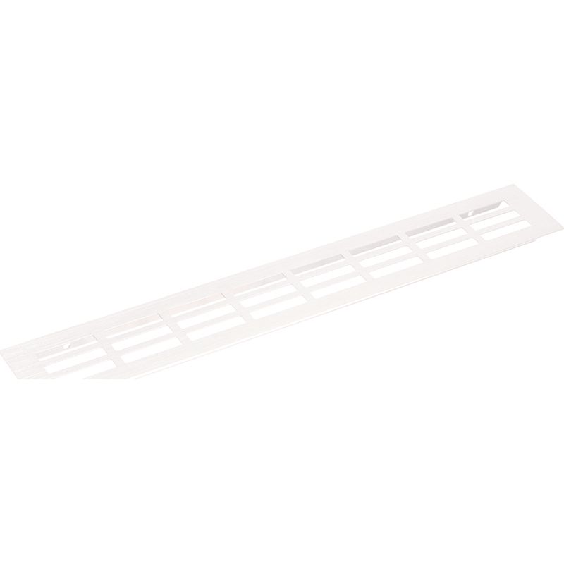 250 X 60 Mm Lüftungsgitter Für Mechanische Lüftung – Weißes Aluminium – Universell Einsetzbar – Mit Vorgebohrten Befestigungslöchern – Für Innen- Und Außenluft