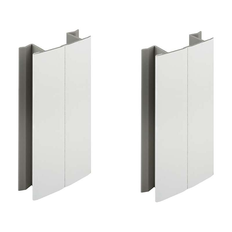 100 Mm Breite, Mattweiße Sockelleistenverbindung – Winkelverbinder Für Ecken Von 90° Bis 270° – Pvc-verbinder – Saubere Verarbeitung