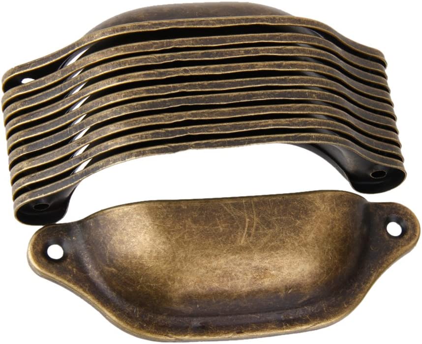 Litzee Set Mit 10 Griff Türknauf Dekoration Für Schrank Schublade Antik Messing