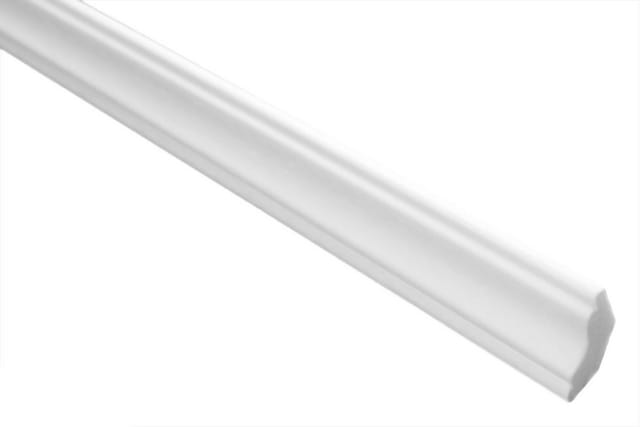 Marbet Design - Stuckleisten xps Styropor weiß 2 Meter Deckenleisten Wandleisten E-Leisten Modelle: E-23 / 22x22mm, 20 Meter / 10 Leisten